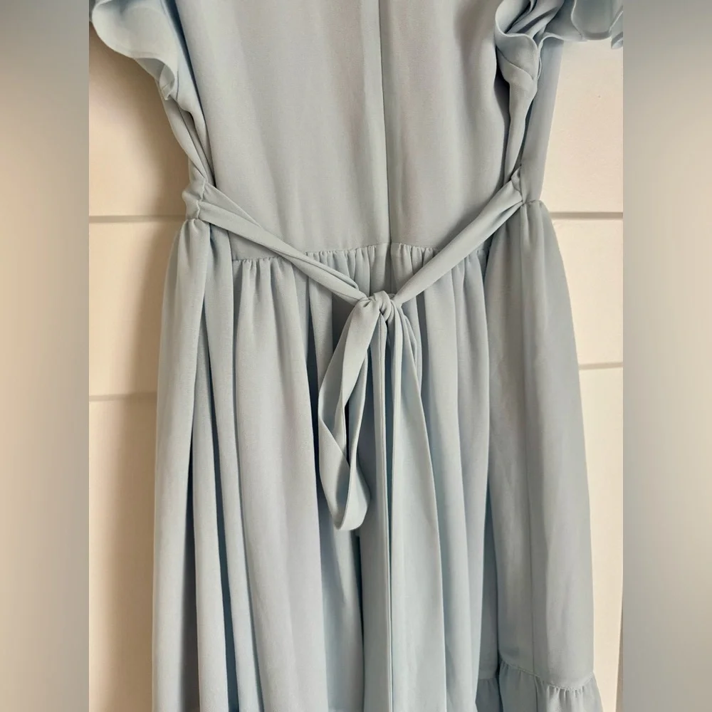 Rachel Parcell Light Blue Ruffle Dress - Picture 6 of 10